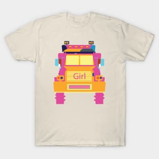 A Girl Truck T-Shirt